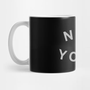 New York Typography Mug